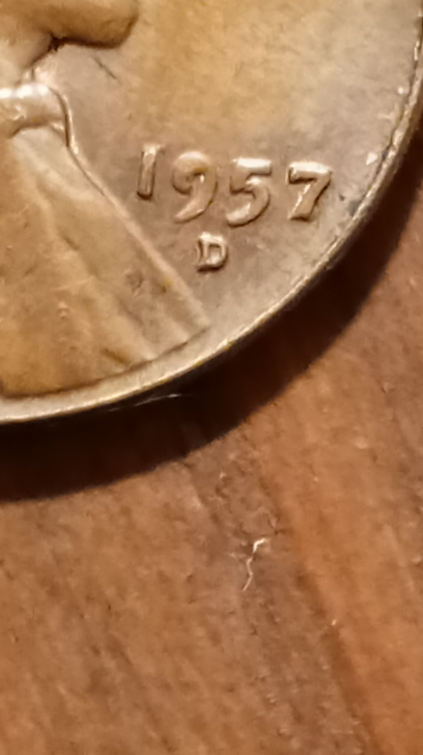 1957-D-Wheat-Penny-With-Funny-Looking-Date-Help?