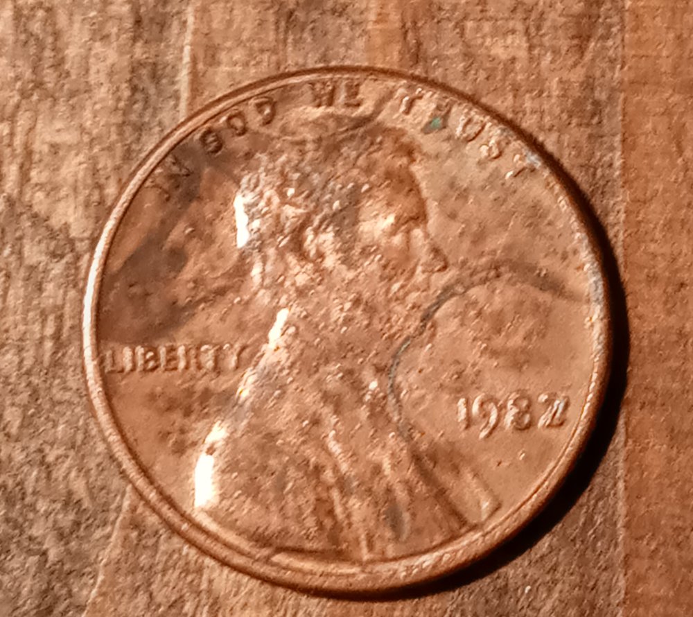 1982-Lincoln-Cent-DDO-/-DDR/Cracks/