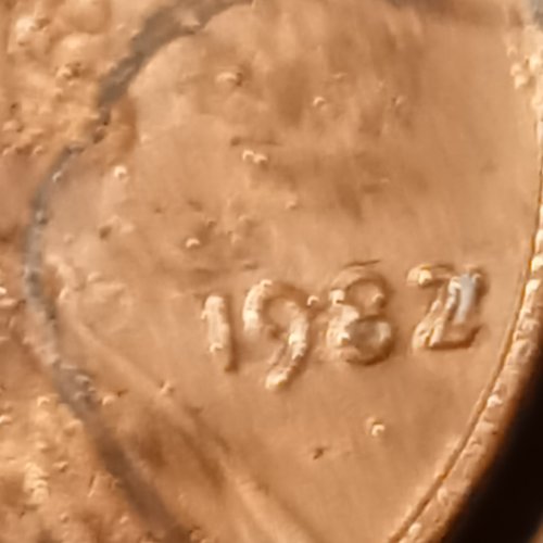 1982-Lincoln-Cent-DDO-/-DDR/Cracks/