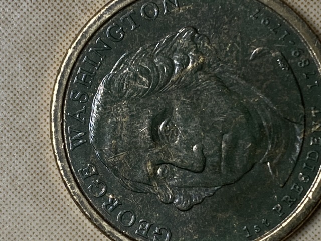 Uncirculated-2007-George-Washington-Commemorative-Coin-Extremely-Rare-Color