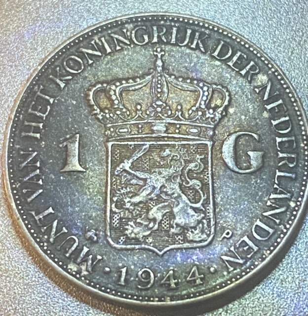 1944-Netherlands-1-Gulden-Coin-Error-Or-Environmental?