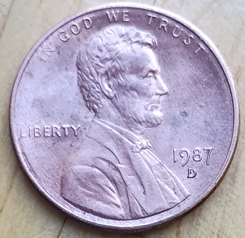 1987-D-And-1994-Penny-With-Same-Error