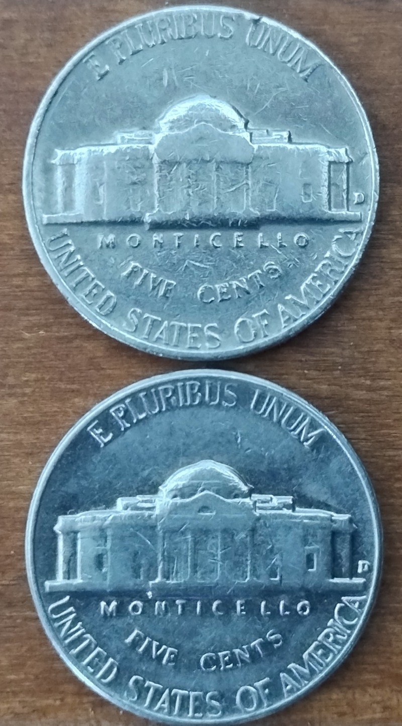 1964-And-1964-Nickel-D-Difference