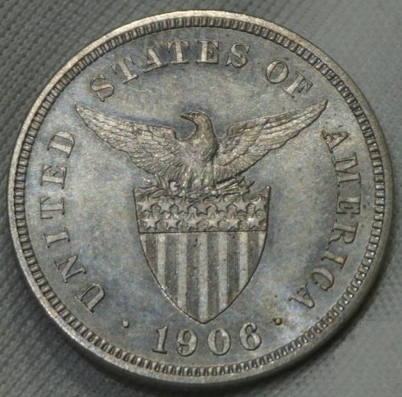 US-Philippine-1906-5-Centavos-Proof