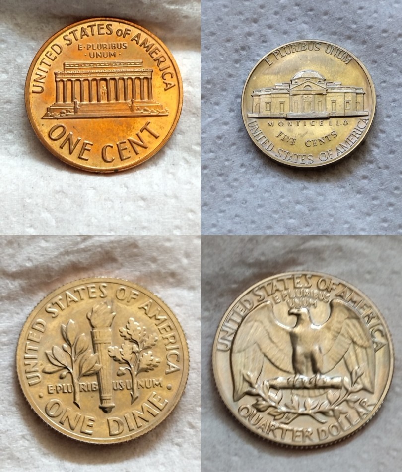 1971-S-Proof-Coins---Cent-To-Quarter