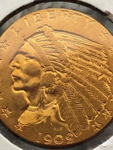 1909-$2.50-Gold-Indian-Grade-Guestimates-Wanted