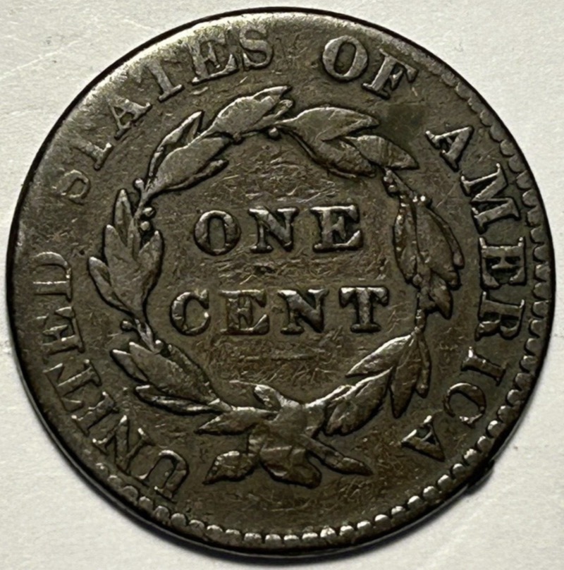 1822-Coronet-1-Cent--N-2?,-R-3