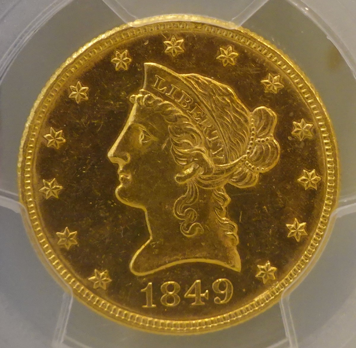 1849-Coronet-Eagle-PCGS-Vs-You