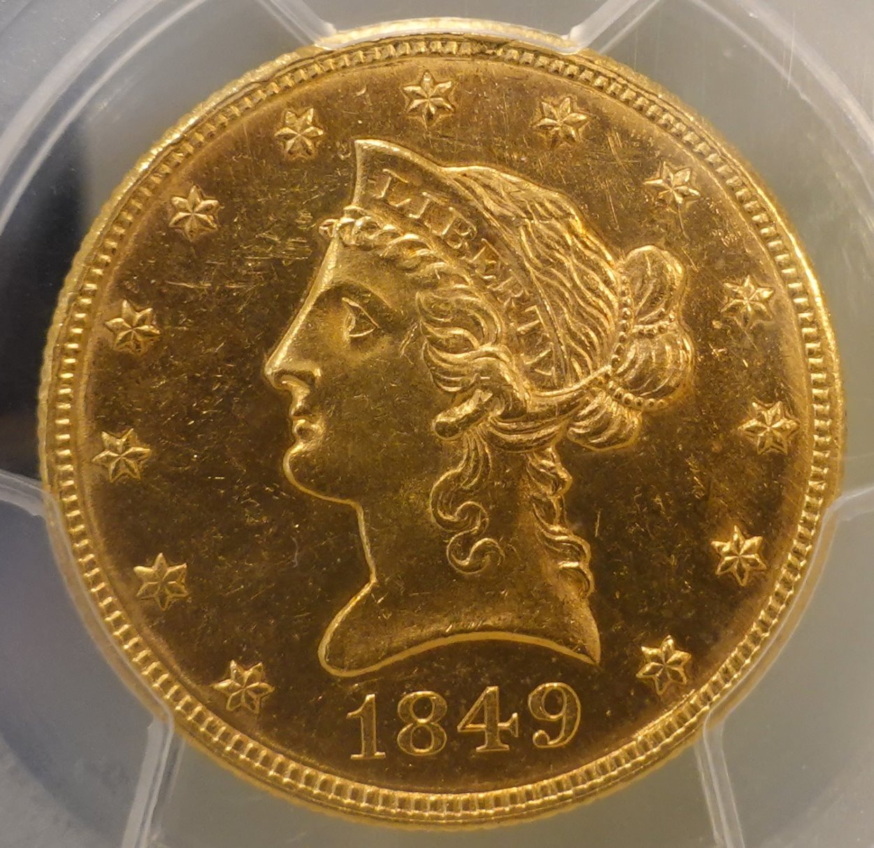 1849-Coronet-Eagle-PCGS-Vs-You