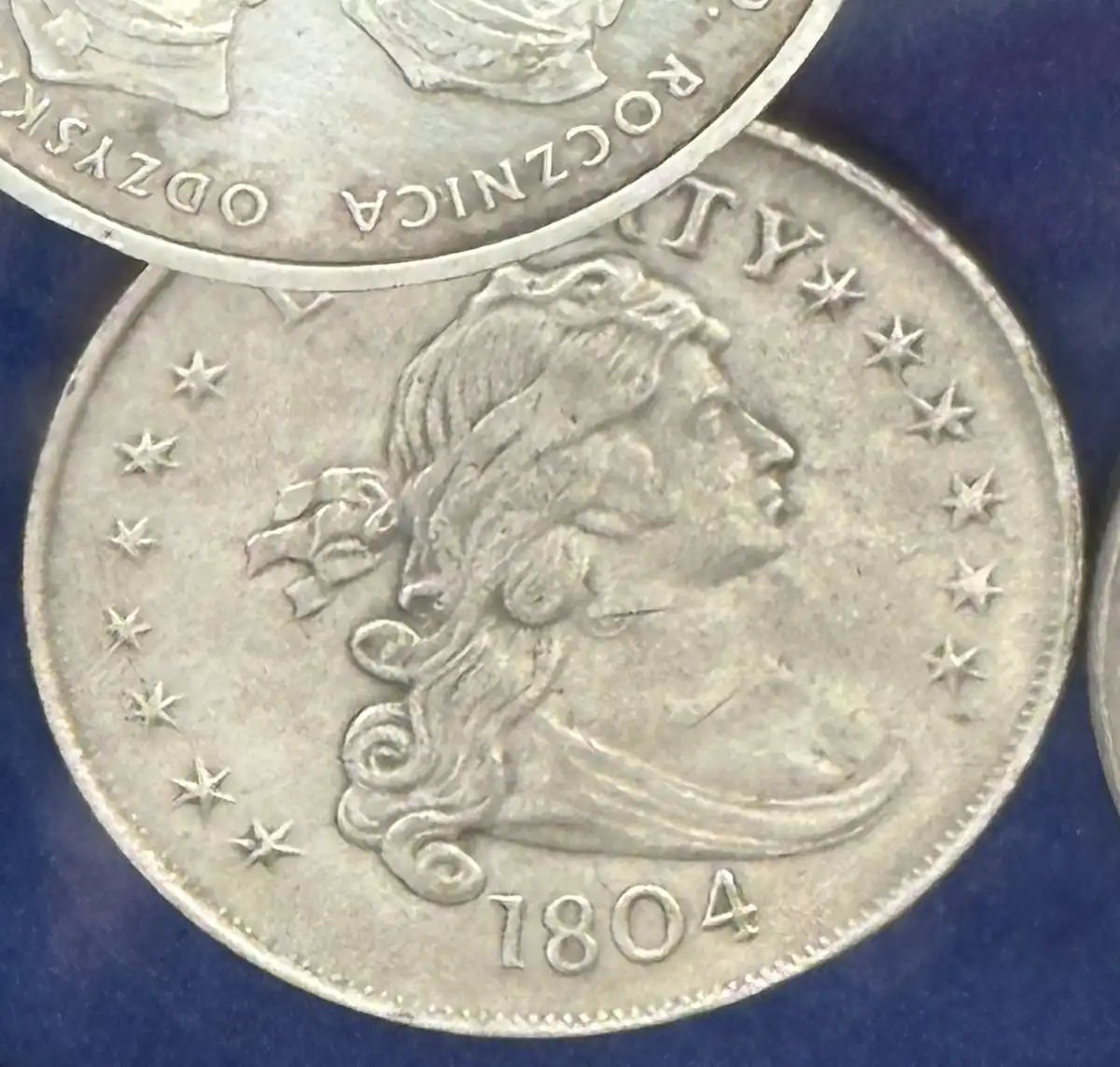 1804-Draped-Bust-Dollar-In-Tripoli,-Libya