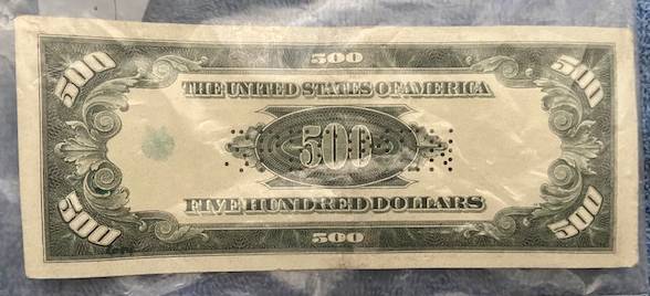 1934-$500-And-$5000-Specimen-Bills