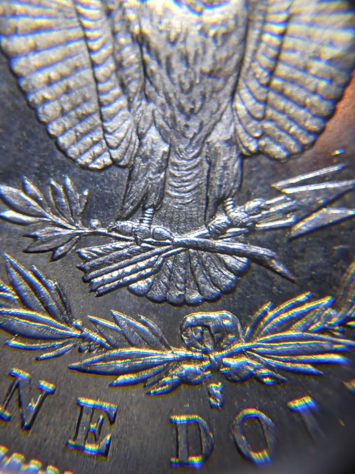 1881-S-Morgan-Dollar:-Heavy-Die-Chips-On-Date-&-Stars-/-Light-Doubling-To-Some-Stars/Letters