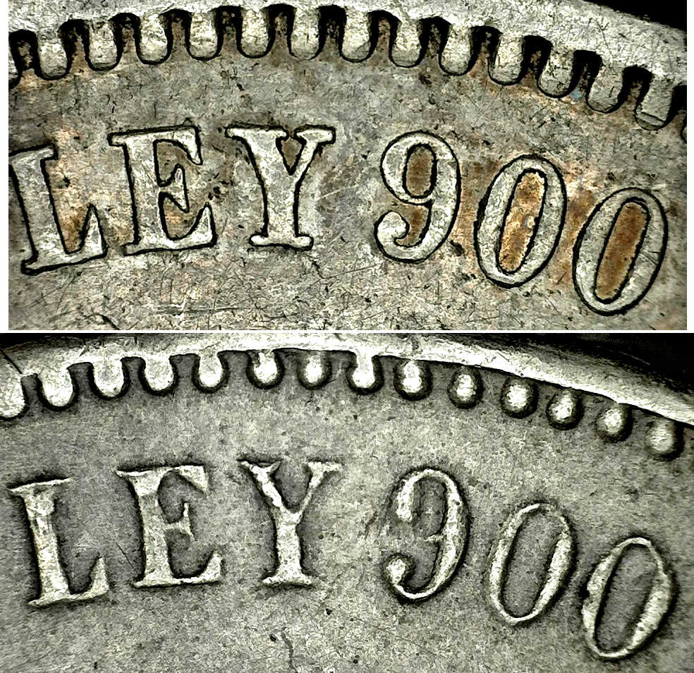 Spain-Azores-5-Pesetas-1871-KM#666