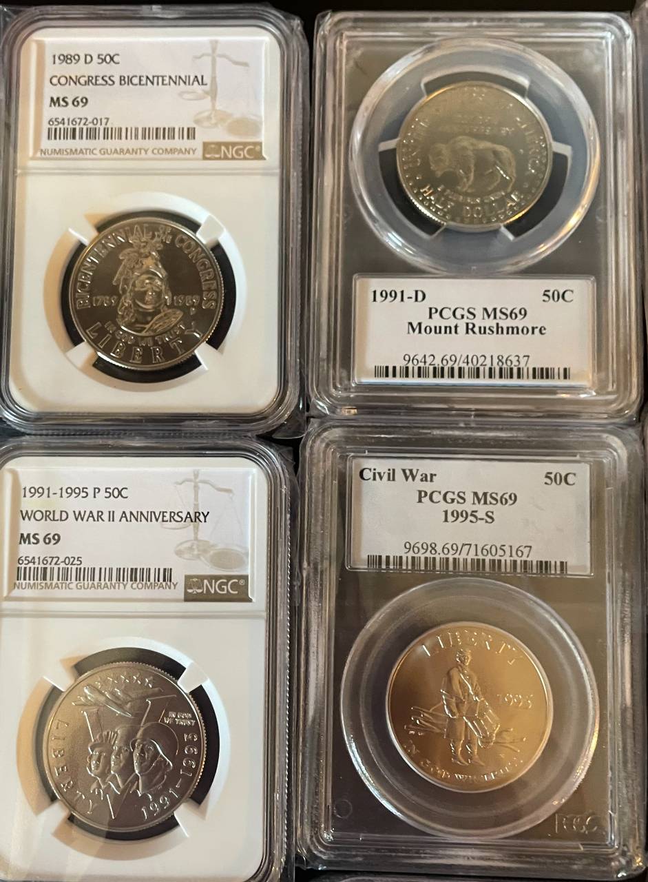 Modern-Commemorative-Half-Graded-Set