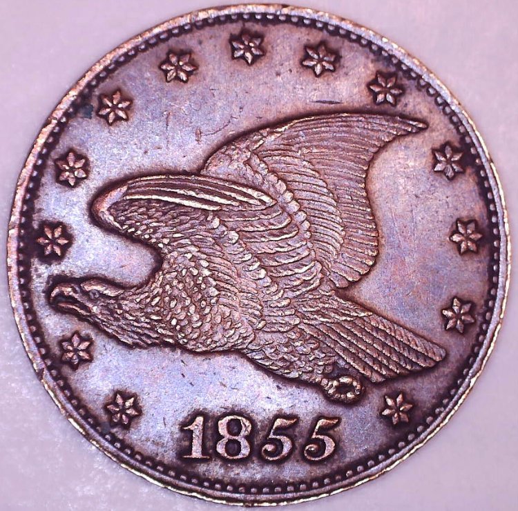1855-Flying-Eagle-Cent,-Fake-Or-Real
