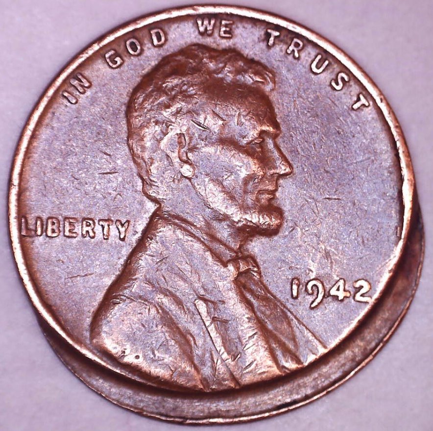 1942-Cent-With-Reverse/Obverse-Offset