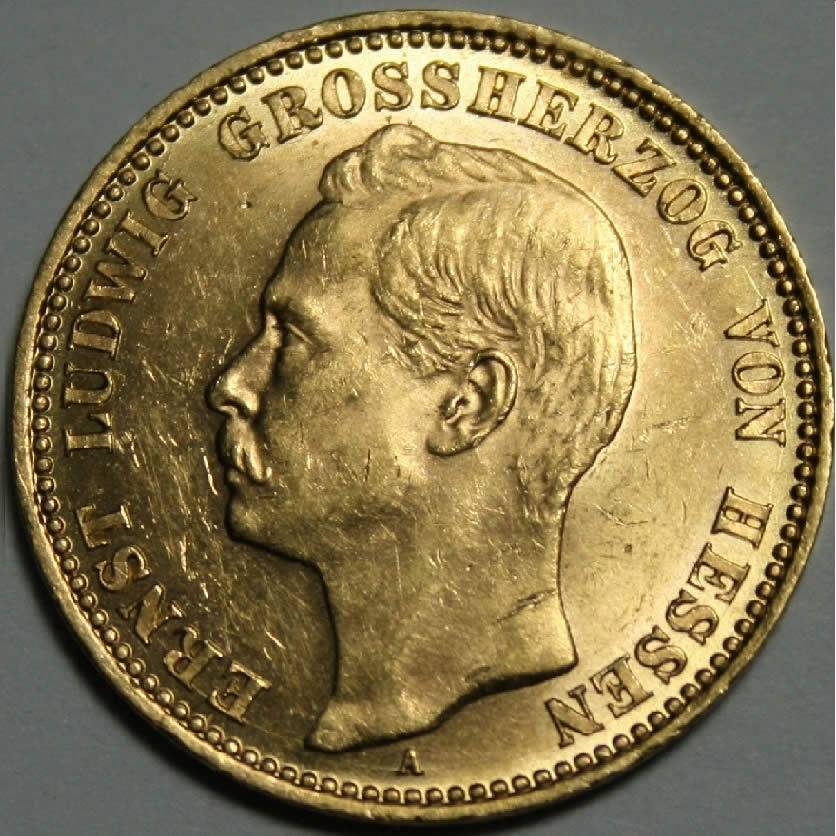 20-Mark-Hessen-Germany-1911