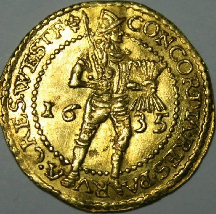 1635-Netherlands-Westfriesland-1-Dukat-Trade-Coin