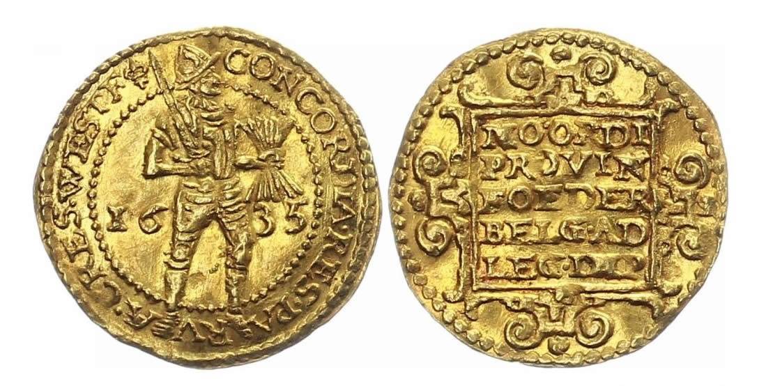 1635-Netherlands-Westfriesland-1-Dukat-Trade-Coin