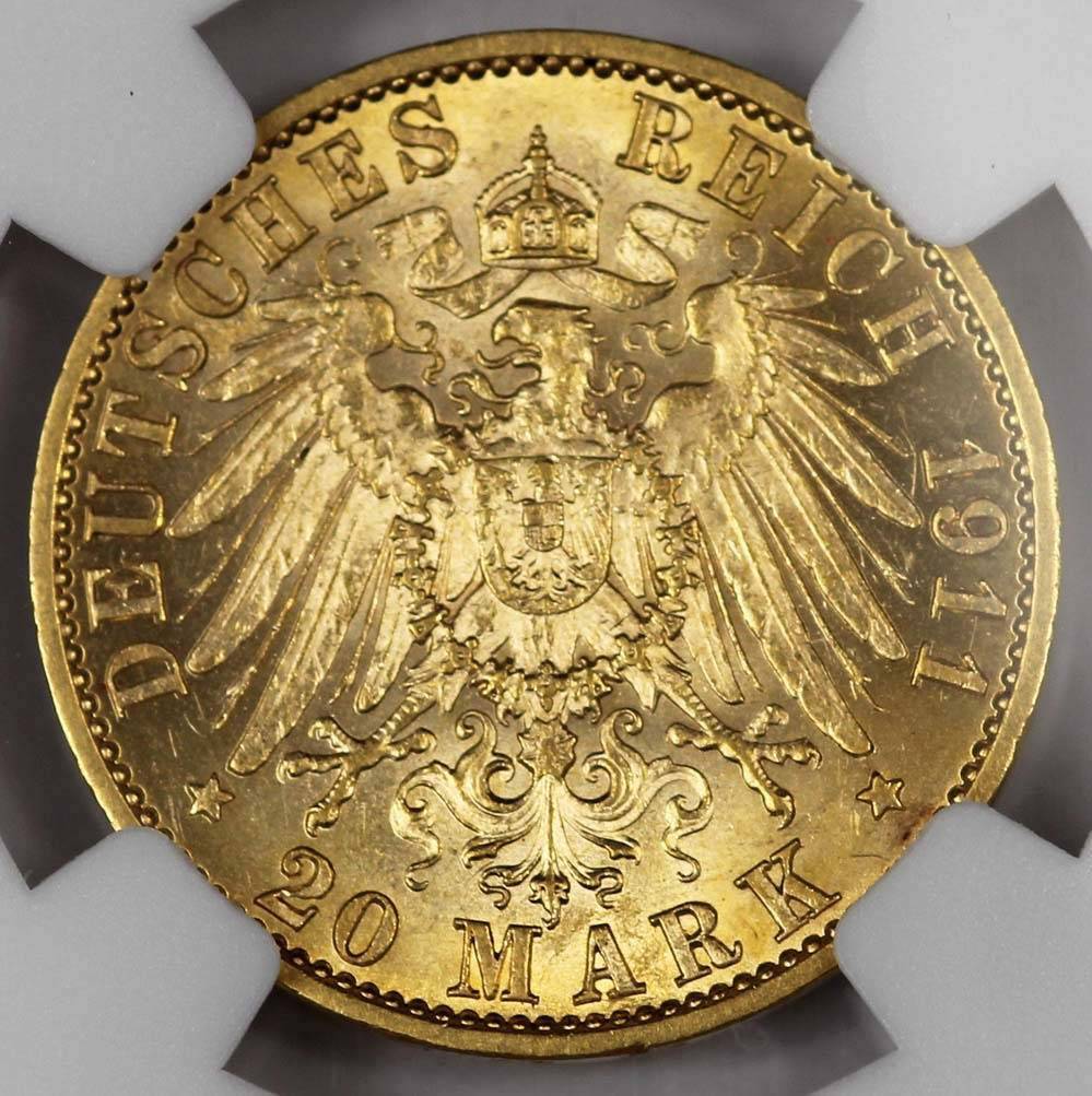 20-Mark-Hessen-Germany-1911