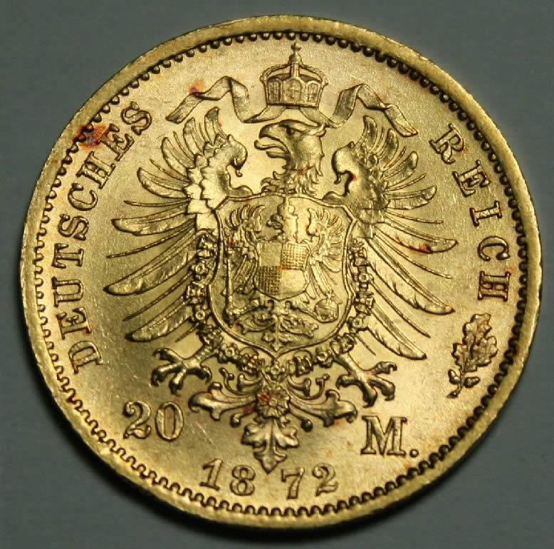 20-Mark-Saxony-Germany-1872