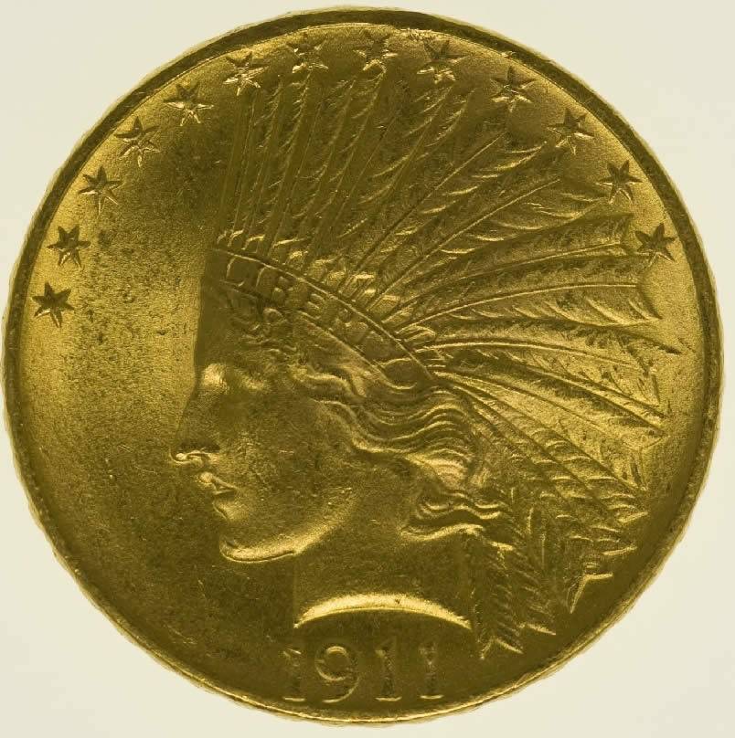 1911-10-Dollar-Gold-Indian-Head