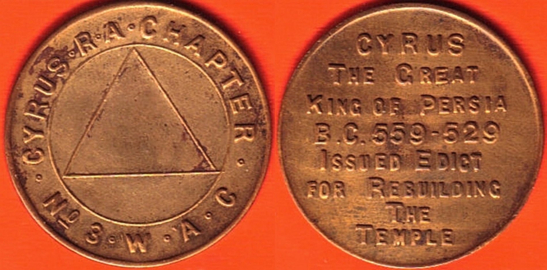 Masonic-Tokens,-Coins-And-Counter-Stamped-Pennies