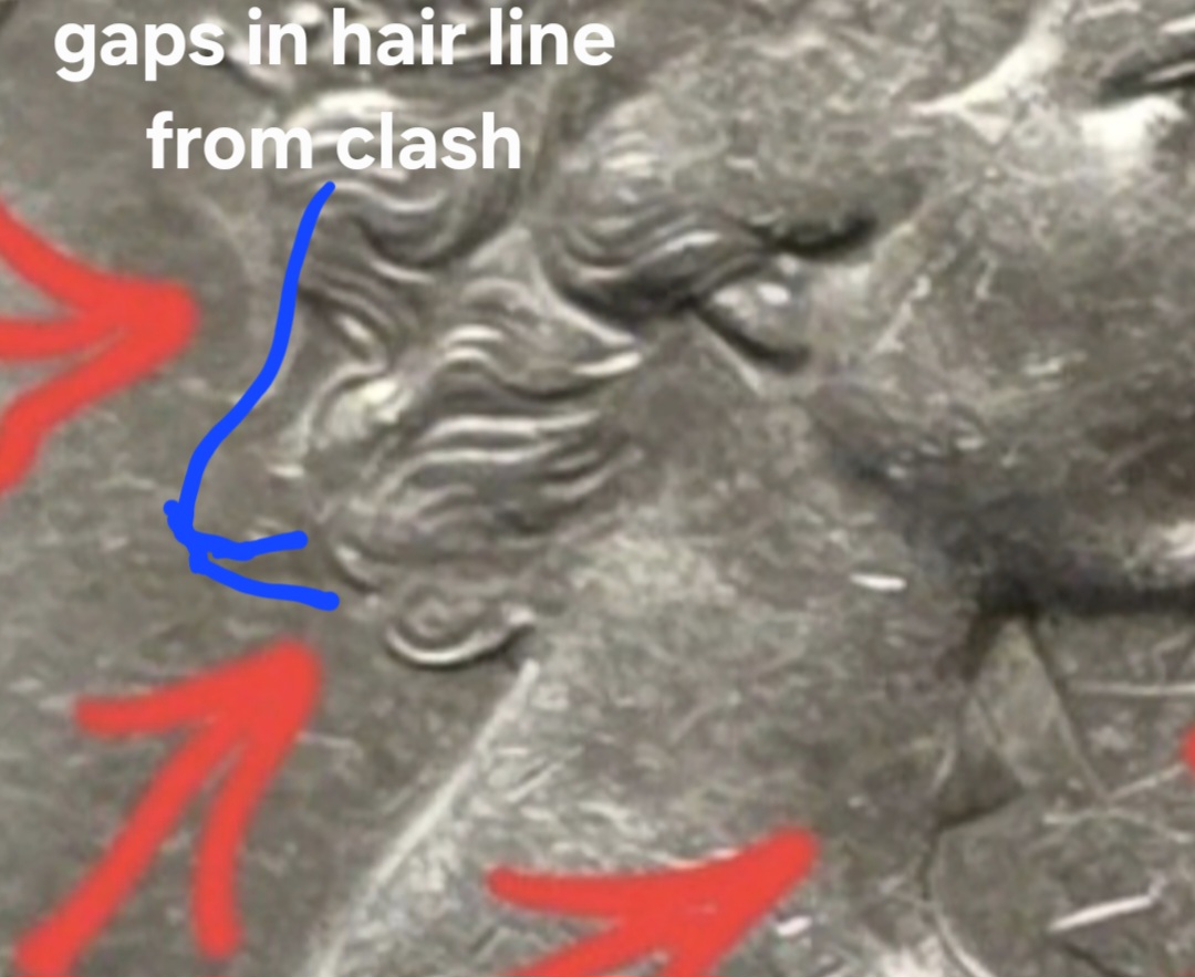 1981-Australian-5-Cent-Die-Clash-Reverse/Obverse