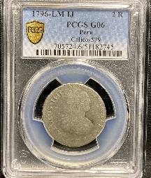 1796-Spanish-2-Reales-Grade-Please-Go5-Maybe-Grade