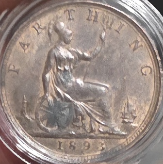 1893-UK--Farthing--Victoria--Grade-Please