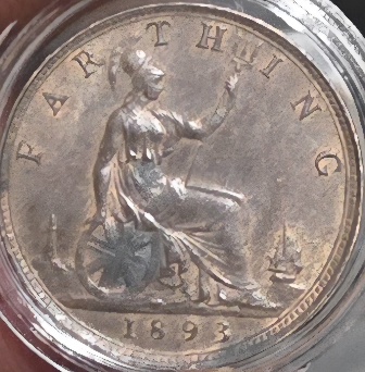 1893-UK--Farthing--Victoria--Grade-Please