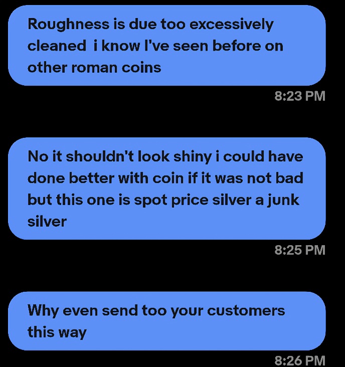 Roman-Coins--Received-In-Mail-�-10-With-Junk-Silver-Already-Cleaned-And-In-Bad-State