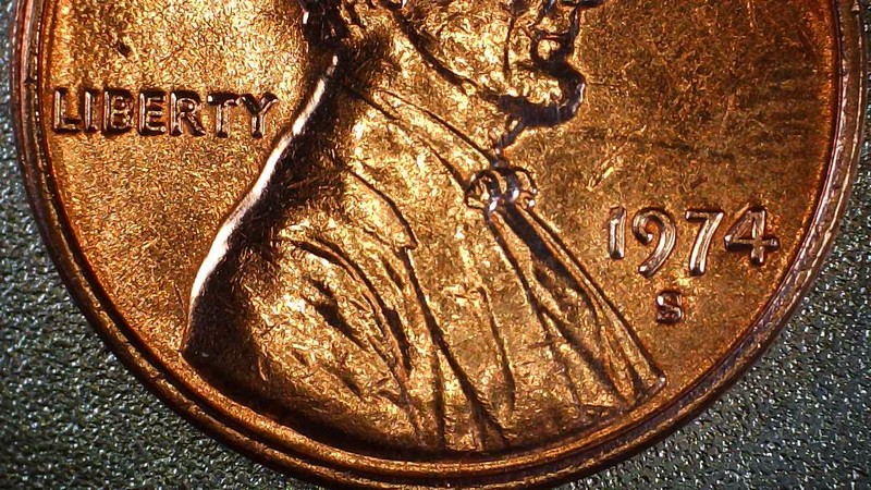 1974-S-Cent-W/-A-Strange-Mint-Mark
