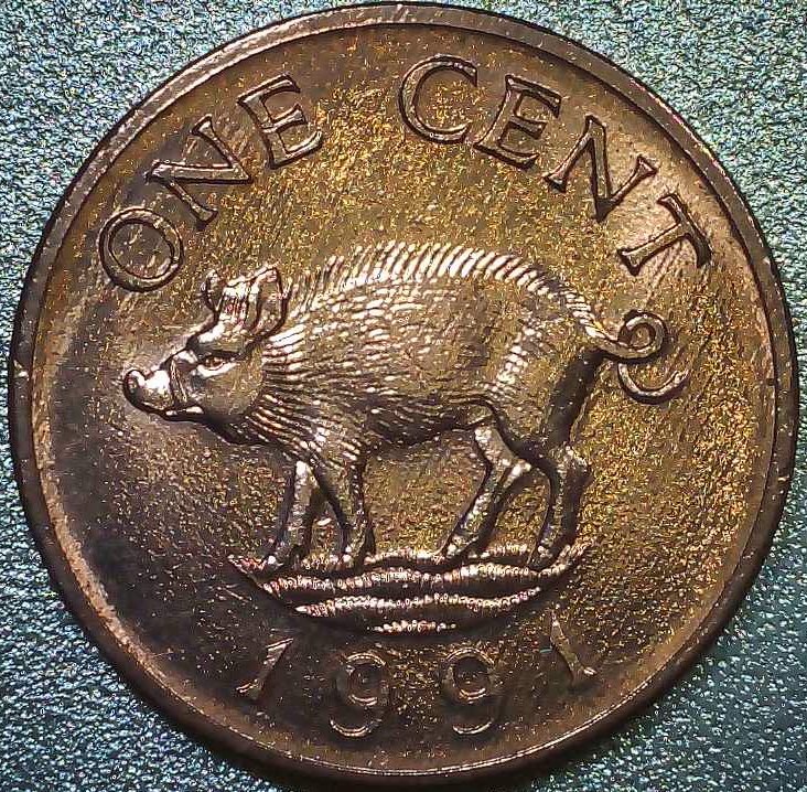 1991-Bermuda-One-Cent
