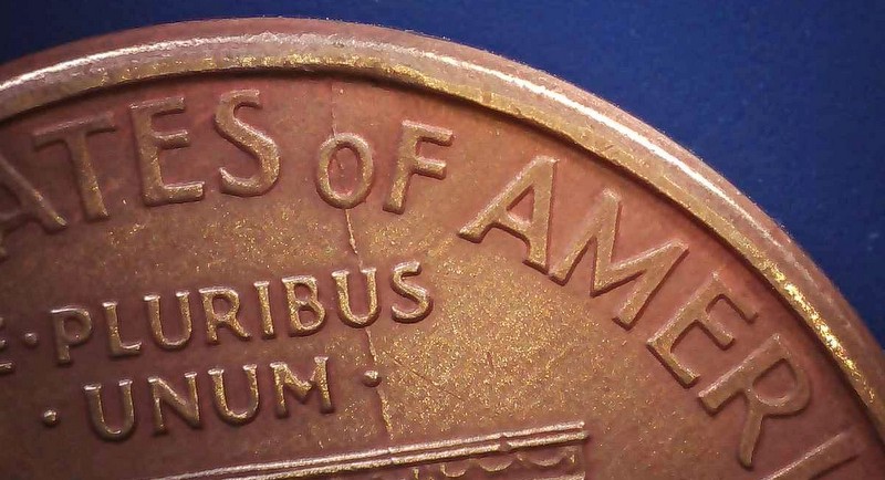 1999-P-Lincoln-Memorial-Cent-W/Die-Crack