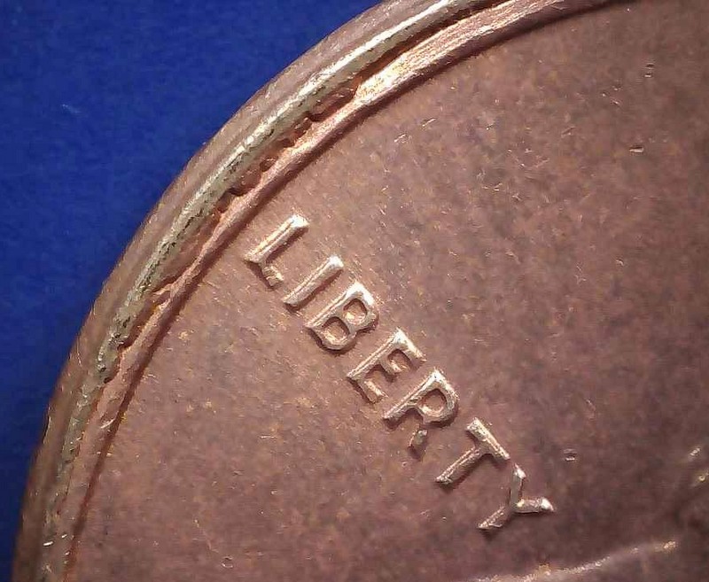 1982-P-LMC-Unusual-Coin-With-Double-Rim-And-Two-Die-Cracks