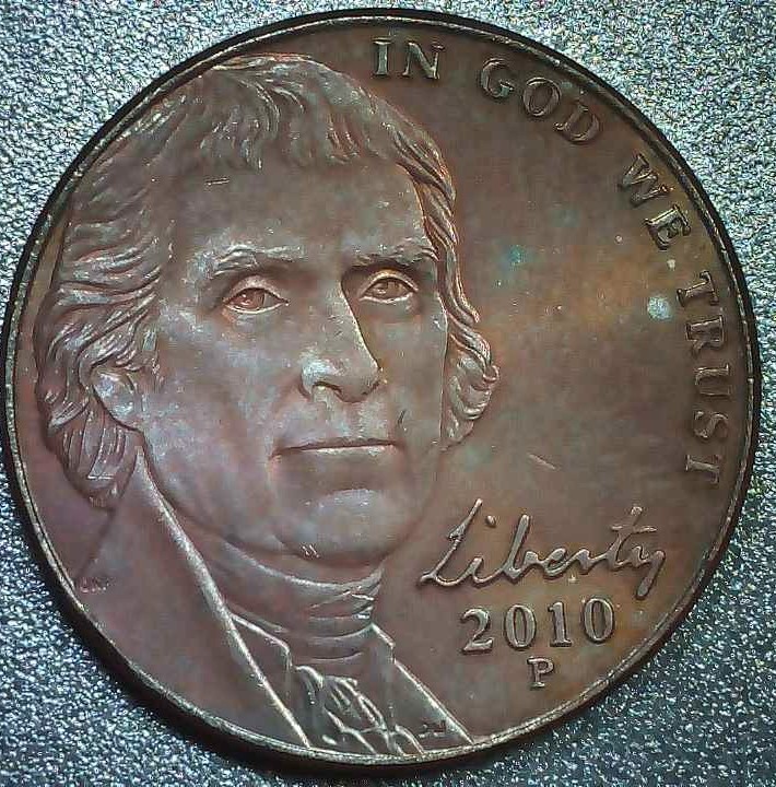 2010-P-Jefferson-Nickel-With-Missing-Clad-On-Obverse