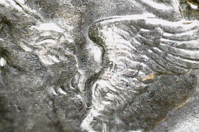 1945-Mercury-Dime.-Extreme-Toning-On-Reverse