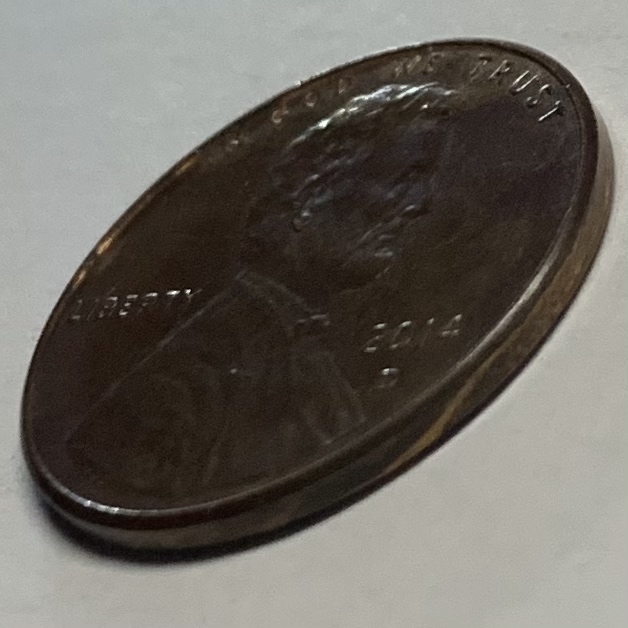 2014-D-Lincoln-Cent-Plating-Error-Or-PMD/Ed?