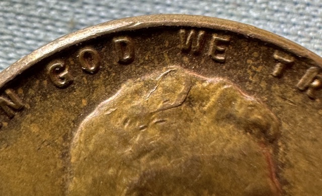 1957-Lincoln-Cent-Cracked-Skull