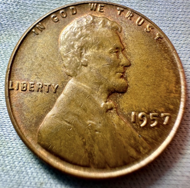1957-Lincoln-Cent-Cracked-Skull