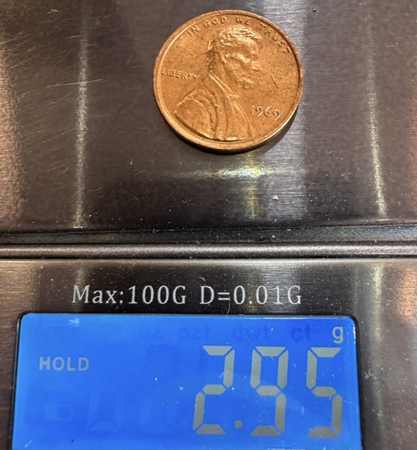 1969-Lincoln-Cent-2.95gr