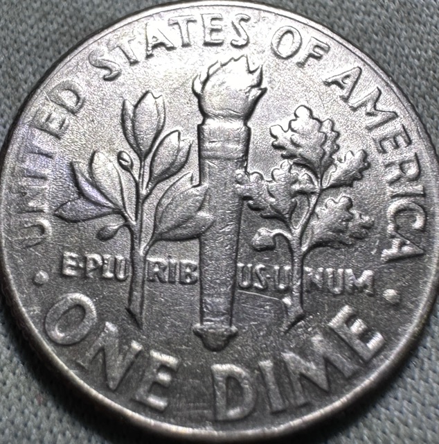 1967-Roosevelt-Dime--Die-Chip-