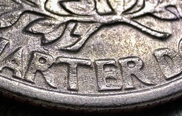 1985-P-Washington-Quarter--Die-Crack-
