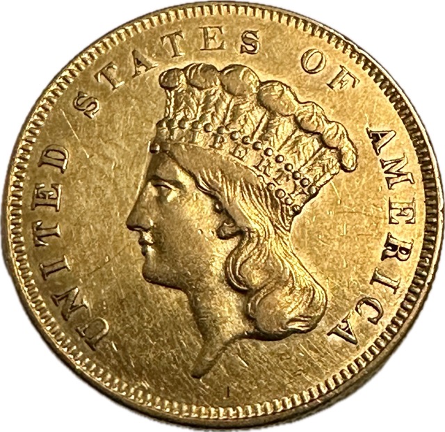 1857-Three-Dollar-Coin