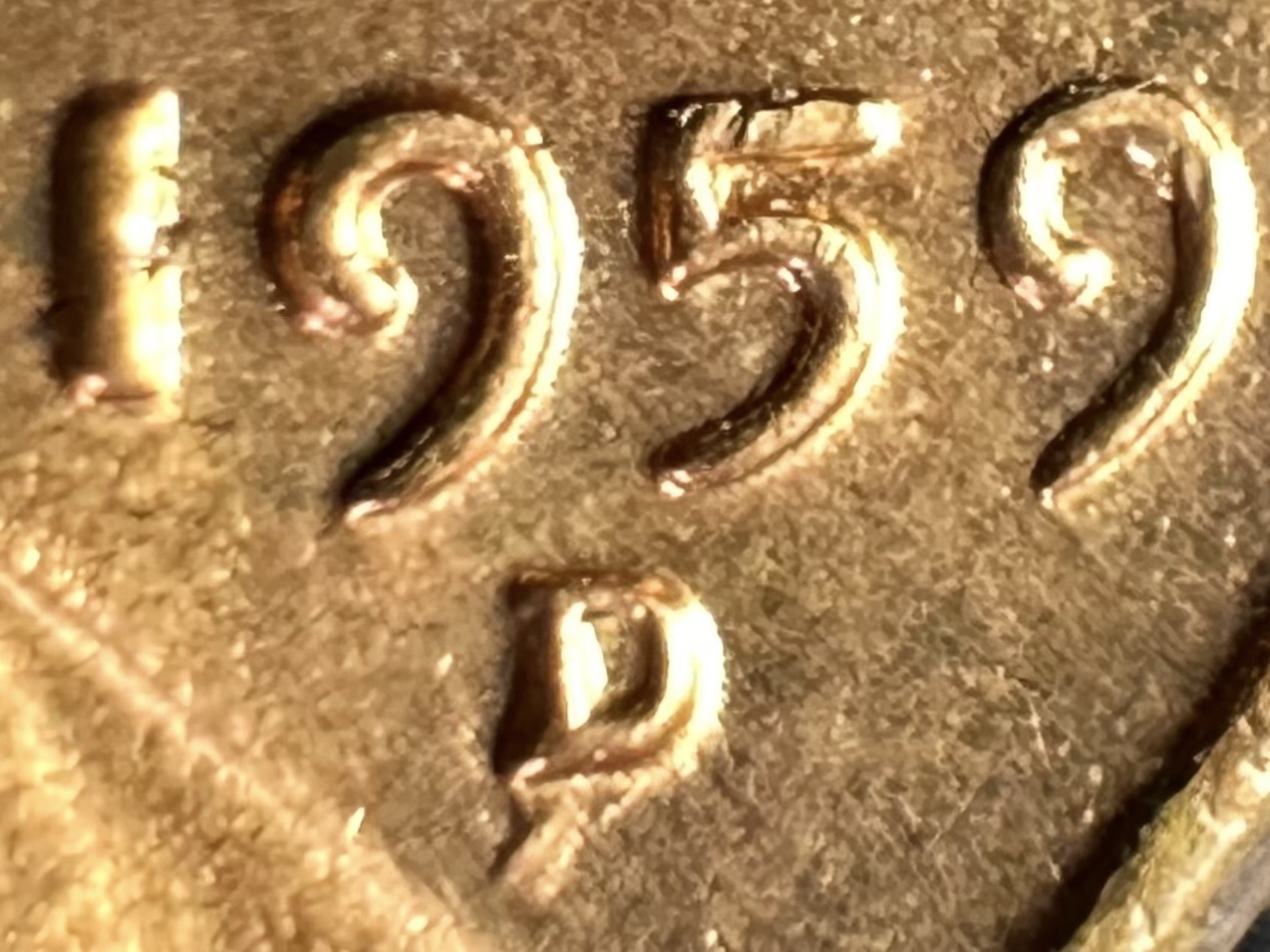1959-D-Lincoln-Cent--Die-Chip/Crack-