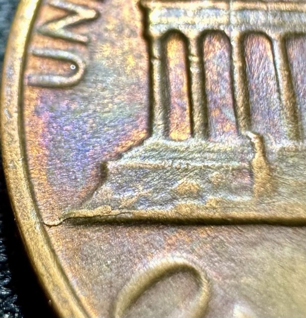19?-Lincoln-Cent-Die-Cap-Strike+-Retained-Cud