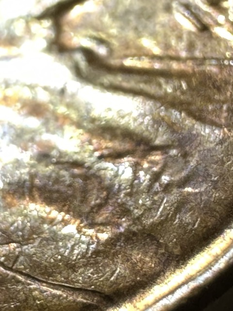 1972-D-Lincoln-Cent-Struck-Thru,-Lam-Or-Cap-Srike?