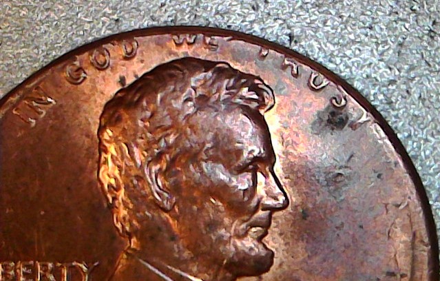 1989-Lincoln-Memorial-Cent,-Maybe-Mad,-Off-Centered?