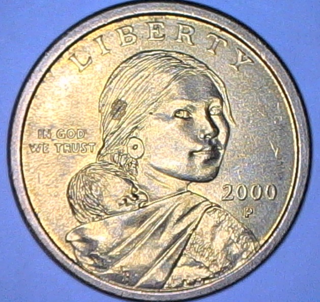 2000-P-Sacajawea-Dollar-With-Retouched-Die/Re-Engraved-Die?